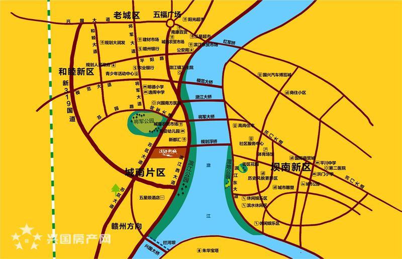 滨江新城地理位置