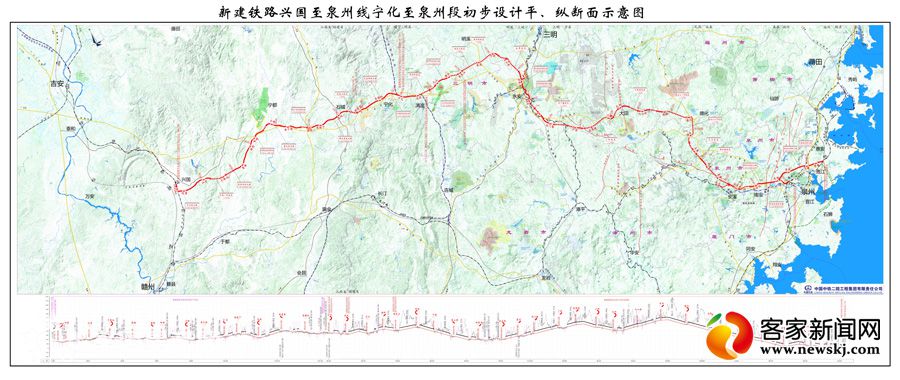 兴泉铁路,赣深铁路江西段均已开工建设