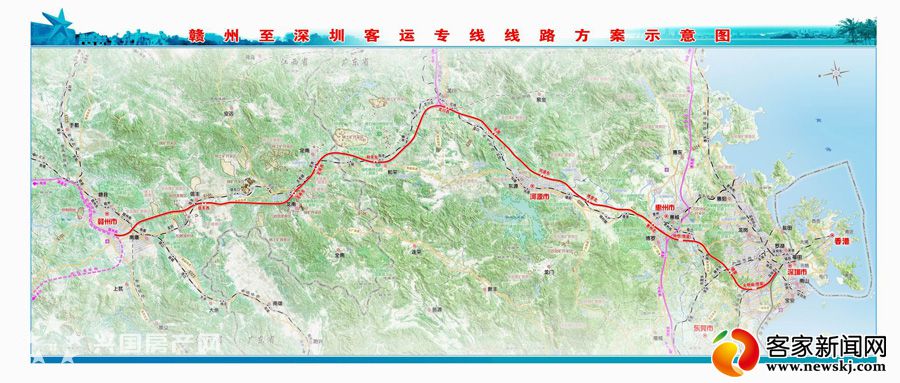 兴泉铁路,赣深铁路江西段均已开工建设